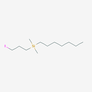 Heptyl(3-iodopropyl)dimethylsilane