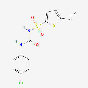 N-[(4-Chlorophenyl)carbamoyl]-5-ethylthiophene-2-sulfonamide