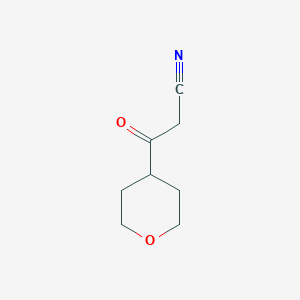 3-Oxo-3-(tetrahydro-2H-pyran-4-yl)propanenitrile