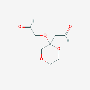 [2-(2-Oxoethoxy)-1,4-dioxan-2-yl]acetaldehyde