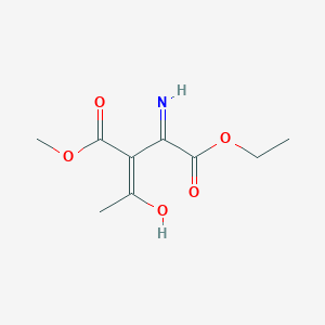 1-O-ethyl 4-O-methyl (3E)-3-(1-hydroxyethylidene)-2-iminobutanedioate