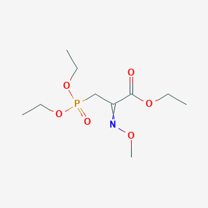 Ethyl 3-(diethoxyphosphoryl)-2-(methoxyimino)propanoate