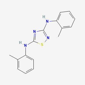 N~3~,N~5~-Bis(2-methylphenyl)-1,2,4-thiadiazole-3,5-diamine