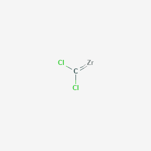 molecular formula CCl2Zr B14288729 (Dichloromethylidene)zirconium CAS No. 137744-15-1