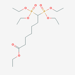 Ethyl 7,7-bis(diethoxyphosphoryl)heptanoate