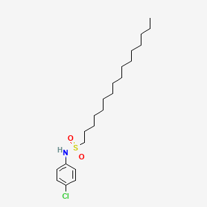 N-(4-Chlorophenyl)hexadecane-1-sulfonamide