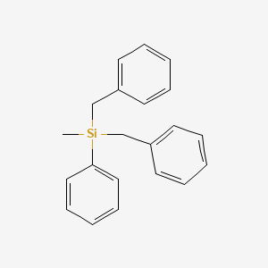 Dibenzyl(methyl)phenylsilane