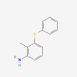 molecular formula C13H13NS B1428890 2-Methyl-3-(phenylsulfanyl)aniline CAS No. 1344215-25-3