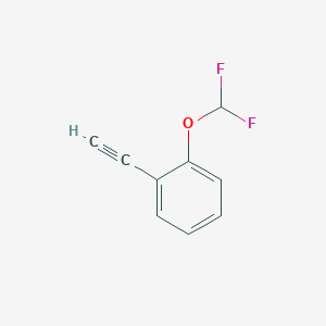 B1428896 1-(Difluoromethoxy)-2-ethynylbenzene CAS No. 1342158-87-5