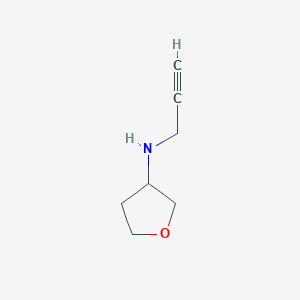 molecular formula C7H11NO B1428901 N-(丙-2-炔-1-基)氧杂环-3-胺 CAS No. 1340104-09-7