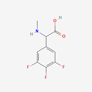 B1428911 2-(Methylamino)-2-(3,4,5-trifluorophenyl)acetic acid CAS No. 1344310-34-4