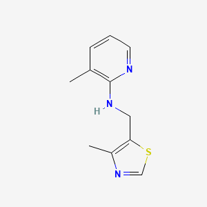 B1428915 3-methyl-N-[(4-methyl-1,3-thiazol-5-yl)methyl]pyridin-2-amine CAS No. 1341589-45-4