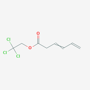 2,2,2-Trichloroethyl hexa-3,5-dienoate