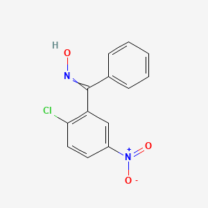 N-[(2-Chloro-5-nitrophenyl)(phenyl)methylidene]hydroxylamine