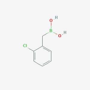 molecular formula C7H8BClO2 B1428927 [(2-氯苯基)甲基]硼酸 CAS No. 1350512-46-7