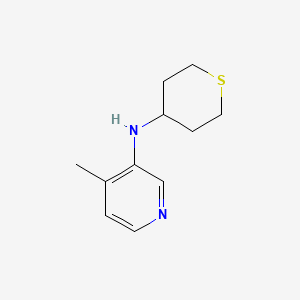 molecular formula C11H16N2S B1428943 4-methyl-N-(thian-4-yl)pyridin-3-amine CAS No. 1342564-32-2