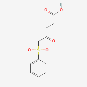 5-(Benzenesulfonyl)-4-oxopentanoic acid