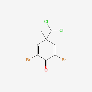 2,6-Dibromo-4-(dichloromethyl)-4-methylcyclohexa-2,5-dien-1-one