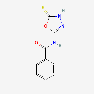 N-(5-Sulfanylidene-4,5-dihydro-1,3,4-oxadiazol-2-yl)benzamide