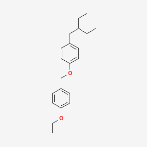 Benzene, 1-ethoxy-4-((4-(2-ethylbutyl)phenoxy)methyl)-