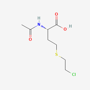 Homocysteine, N-acetyl-S-(2-chloroethyl)-