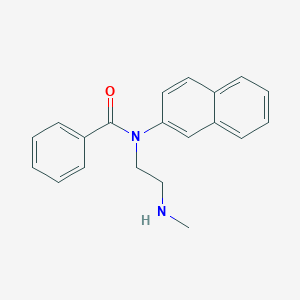 N-[2-(Methylamino)ethyl]-N-(naphthalen-2-yl)benzamide