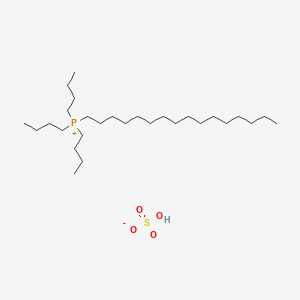 Tributyl(hexadecyl)phosphanium hydrogen sulfate