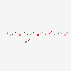 molecular formula C10H20O5 B14289614 1-[2-(2-Hydroxyethoxy)ethoxy]-3-[(prop-2-en-1-yl)oxy]propan-2-ol CAS No. 114951-77-8