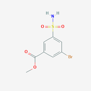 B1428963 Methyl 3-bromo-5-sulfamoylbenzoate CAS No. 1343983-13-0