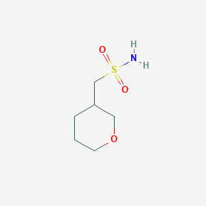 molecular formula C6H13NO3S B1428972 (Oxan-3-yl)methanesulfonamide CAS No. 1343232-78-9
