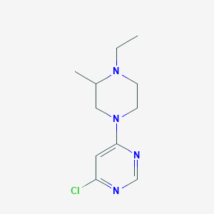 B1428988 4-Chloro-6-(4-ethyl-3-methylpiperazin-1-yl)pyrimidine CAS No. 1342904-05-5