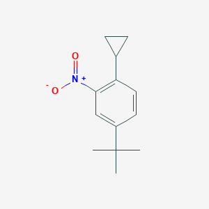 4-tert-Butyl-1-cyclopropyl-2-nitrobenzene