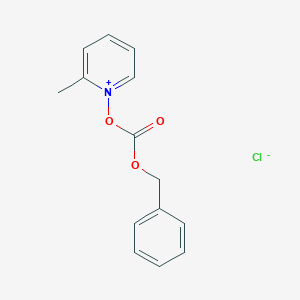 1-{[(Benzyloxy)carbonyl]oxy}-2-methylpyridin-1-ium chloride