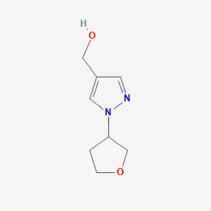 B1428995 [1-(oxolan-3-yl)-1H-pyrazol-4-yl]methanol CAS No. 1339092-63-5