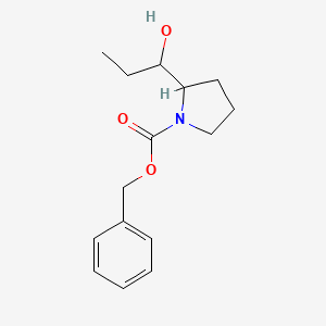 Benzyl 2-(1-hydroxypropyl)pyrrolidine-1-carboxylate