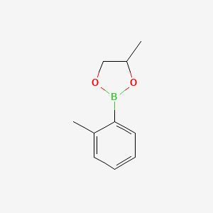 4-Methyl-2-(2-methylphenyl)-1,3,2-dioxaborolane