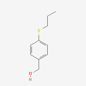 molecular formula C10H14OS B1429009 [4-(Propylsulfanyl)phenyl]methanol CAS No. 1342852-91-8
