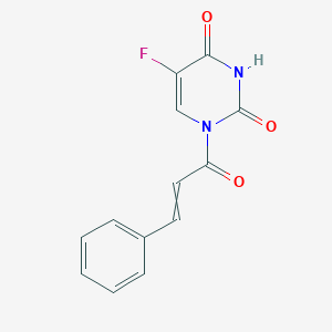 5-Fluoro-1-(3-phenylacryloyl)pyrimidine-2,4(1H,3H)-dione