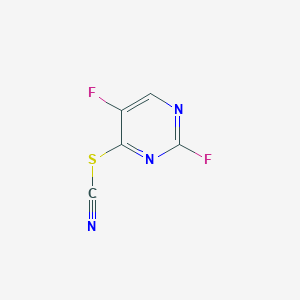 2,5-Difluoropyrimidin-4-yl thiocyanate