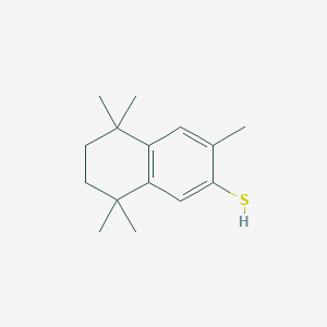 2-Naphthalenethiol, 5,6,7,8-tetrahydro-3,5,5,8,8-pentamethyl-