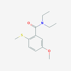 Benzamide, N,N-diethyl-5-methoxy-2-(methylthio)-