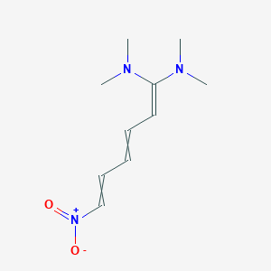 N~1~,N~1~,N'~1~,N'~1~-Tetramethyl-6-nitrohexa-1,3,5-triene-1,1-diamine