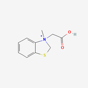 3-(Carboxymethyl)-3-methyl-2,3-dihydro-1,3-benzothiazol-3-ium