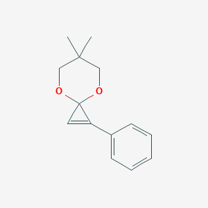 4,8-Dioxaspiro[2.5]oct-1-ene, 6,6-dimethyl-1-phenyl-