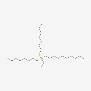 Decyl(ethyl)dioctylsilane