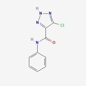 5-Chloro-N-phenyl-2H-1,2,3-triazole-4-carboxamide