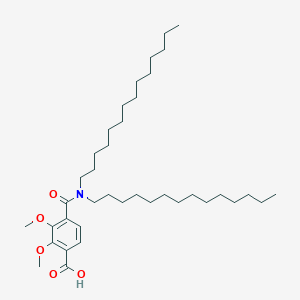 4-(Ditetradecylcarbamoyl)-2,3-dimethoxybenzoic acid