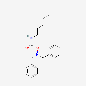 [(Dibenzylamino)oxy](hexylamino)methanone