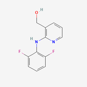 [2-(2,6-Difluoroanilino)pyridin-3-yl]methanol