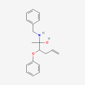 2-(Benzylamino)-3-phenoxyhex-5-en-2-ol